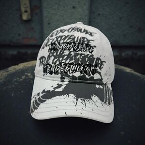True Religion "True Exposure" Baseball Cap Adjustable Paint Splatter Print NWT